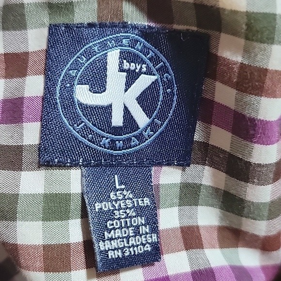 Boys JK Size Lg Button Down Long Sleeves - Picture 3 of 3
